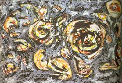 Jackson Pollock, Ocean Greyness Fine Art Reproduction Oil Painting