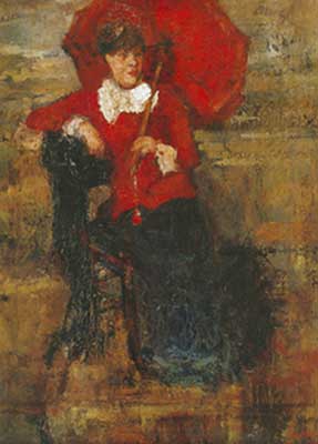 The Lady with the Red Parasol