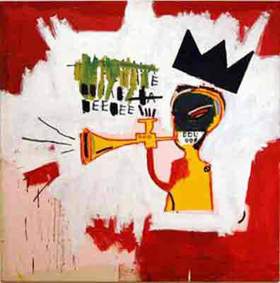 Jean-Michel Basquiat, Trumpet Fine Art Reproduction Oil Painting