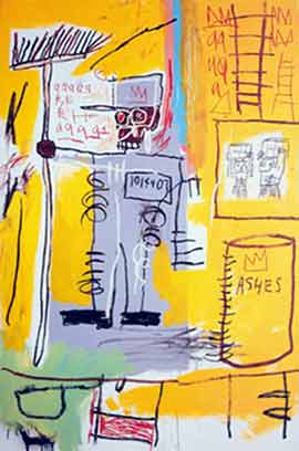 Jean-Michel Basquiat, Untitled (Ashes) Fine Art Reproduction Oil Painting