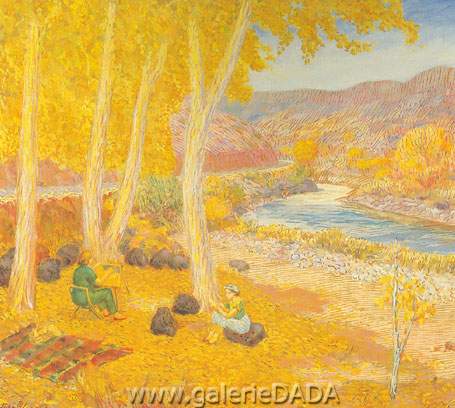 John Sloan, Mountains Autumn (Santa Fe) Fine Art Reproduction Oil Painting