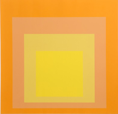 Josef Albers, Homage to the Square Yellow Fine Art Reproduction Oil Painting