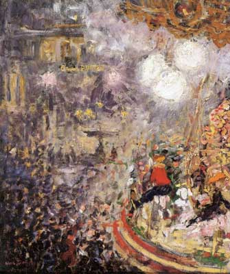 Kees van Dongen, Carrousel, Place Pigalle Fine Art Reproduction Oil Painting