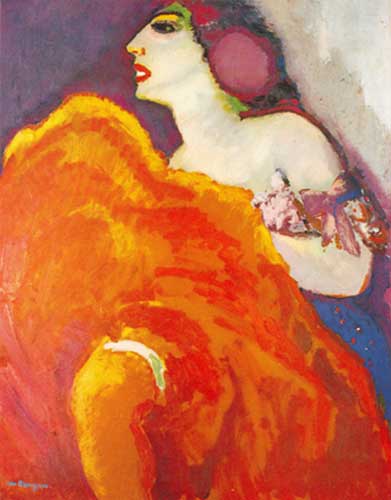 Kees van Dongen, Dancer in Red Fine Art Reproduction Oil Painting