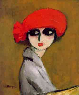 Kees van Dongen, Le Coquelicot ( The Corn Poppy) Fine Art Reproduction Oil Painting