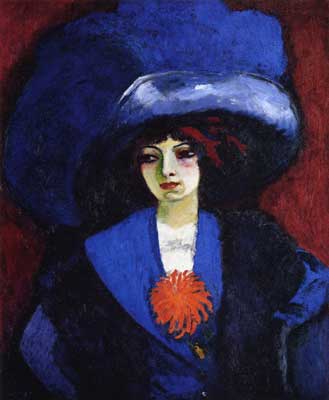 Kees van Dongen, The Blue Hat Fine Art Reproduction Oil Painting