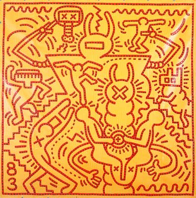 Keith Haring, Untitled 1983 Fine Art Reproduction Oil Painting