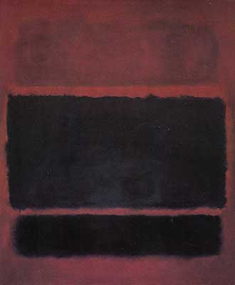 Mark Rothko, Brown, Black on Maroon Fine Art Reproduction Oil Painting