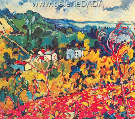 Maurice de Vlaminck, Bouvigal Fine Art Reproduction Oil Painting