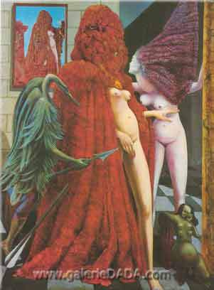 Max Ernst, The Robbing of the Bride Fine Art Reproduction Oil Painting