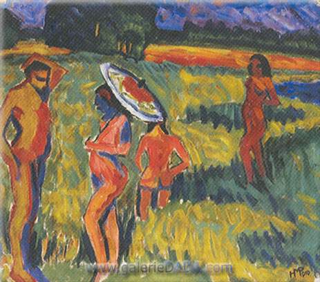 Max Pechstein, Early Morning Fine Art Reproduction Oil Painting