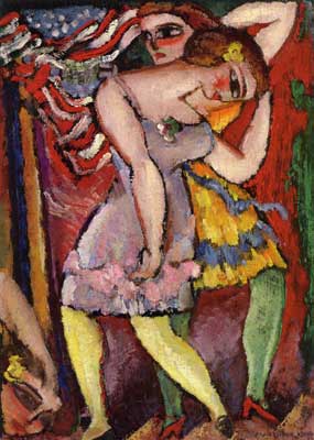 Max Weber, Burlesque 2 Fine Art Reproduction Oil Painting