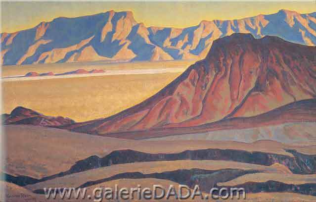 Maynard Dixon, Iron Mountains Fine Art Reproduction Oil Painting