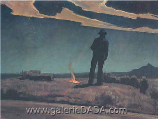 Maynard Dixon, Roadside Fine Art Reproduction Oil Painting