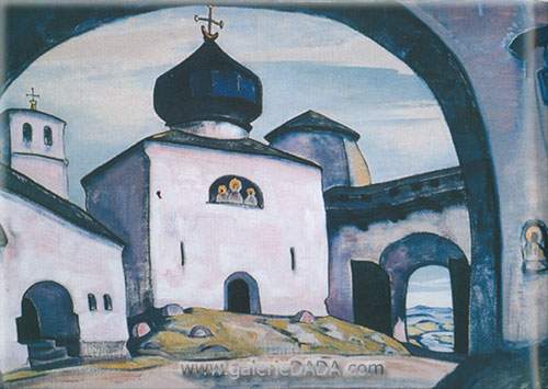 Nicholas Roerich, Mount of Five Treasures Fine Art Reproduction Oil Painting