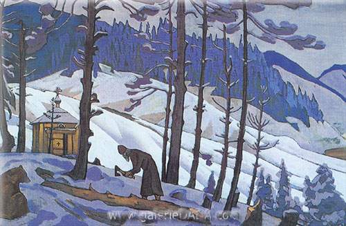 Nicholas Roerich, Sergius the Builder Fine Art Reproduction Oil Painting