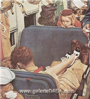 Norman Rockwell, Do Unto Others Fine Art Reproduction Oil Painting