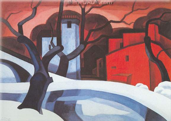 Oscar Bluemner, Paterson Centre Fine Art Reproduction Oil Painting