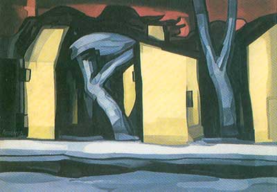 Oscar Bluemner, A Situation in Yellow Fine Art Reproduction Oil Painting