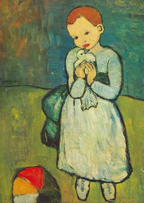 Child with a Dove