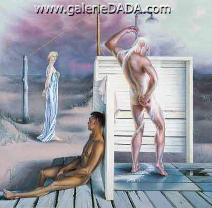 Paul Cadmus, The Shower Fine Art Reproduction Oil Painting