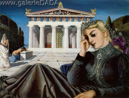 Paul Delvaux, The Hands Fine Art Reproduction Oil Painting