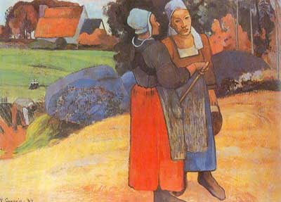 Two Breton Women on the Road