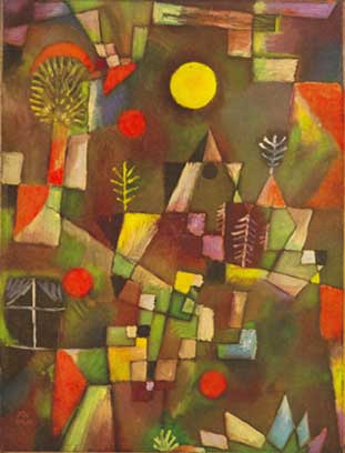 Paul Klee, Full Moon Fine Art Reproduction Oil Painting