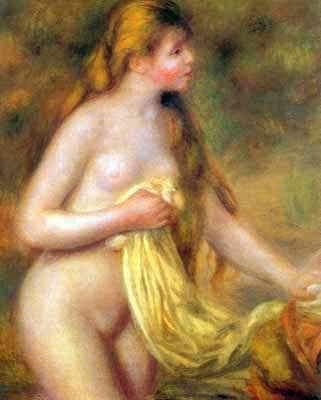 Bather with Long Hair