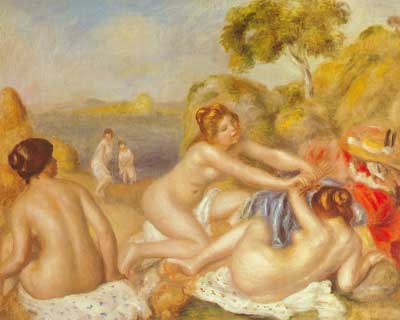 Three Bathers