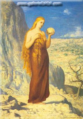 Pierre Puvis de Chavannes, The Magdalene Fine Art Reproduction Oil Painting