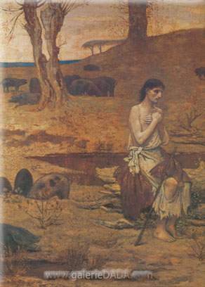 Pierre Puvis de Chavannes, The Prodigal Son Fine Art Reproduction Oil Painting