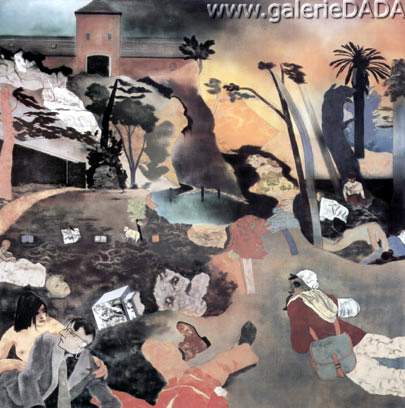 R.B. Kitaj, If Not Not Fine Art Reproduction Oil Painting