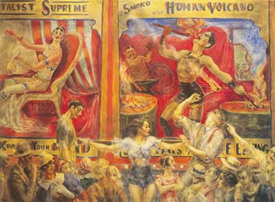 Reginald Marsh, Minsky's Chorus Fine Art Reproduction Oil Painting