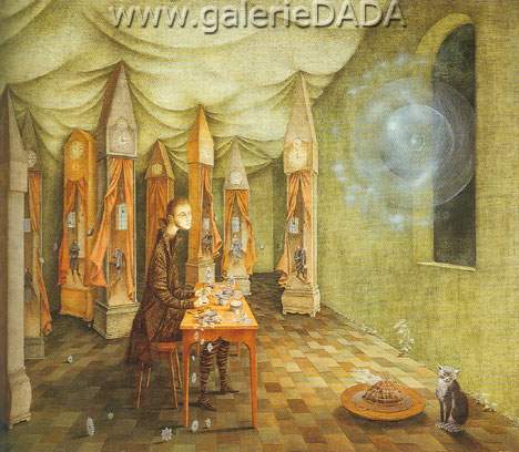 Remedios Varo, The Clockmaker Fine Art Reproduction Oil Painting