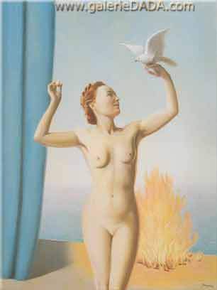 Rene Magritte, The Birth of the Idol Fine Art Reproduction Oil Painting