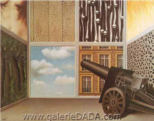 Rene Magritte, On the Threshold of Liberty Fine Art Reproduction Oil Painting