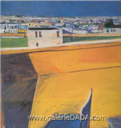 Richard Diebenkorn, Yellow Porch Fine Art Reproduction Oil Painting