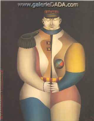 Richard Lindner, The Juggler Fine Art Reproduction Oil Painting