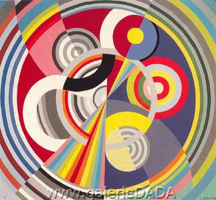 Robert & Sonia Delaunay, Rhythm No.1 Fine Art Reproduction Oil Painting