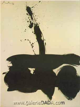 Robert Motherwell, Samourai No.1 Fine Art Reproduction Oil Painting