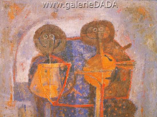 Rufino Tamayo, Hombre Atacado por un Pajaro Fine Art Reproduction Oil Painting