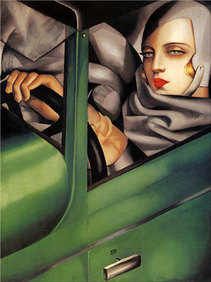 Tamara de Lempicka, Autoportrait Fine Art Reproduction Oil Painting