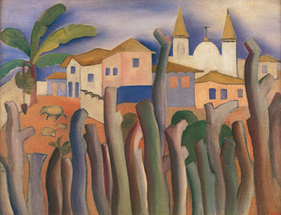 Tarsila do Amaral, Setting Sun Fine Art Reproduction Oil Painting