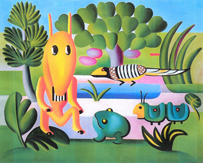 Tarsila do Amaral, A Cuca Fine Art Reproduction Oil Painting