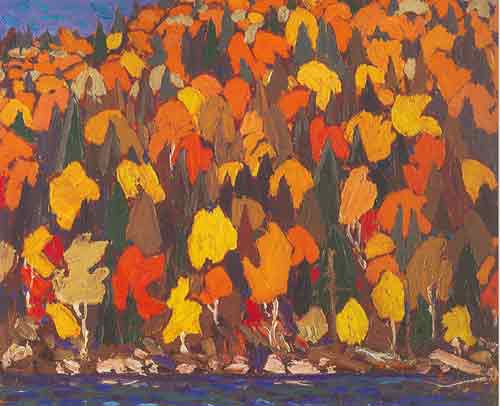 Tom Thomson, Evening, Canoe Lake Fine Art Reproduction Oil Painting