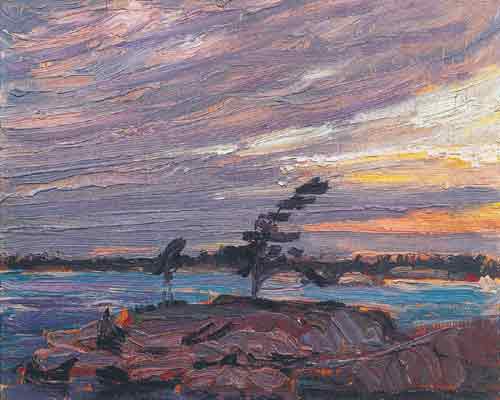 Tom Thomson, Split Rock Gap Georgian Bay Fine Art Reproduction Oil Painting