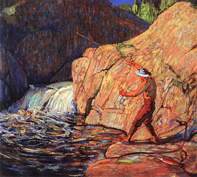 Tom Thomson, The Fisherman Fine Art Reproduction Oil Painting