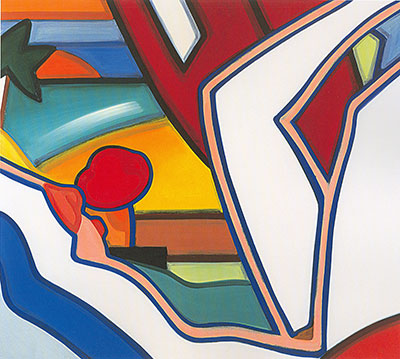 Tom Wesselmann, Sunset Nude (Variation #2) Fine Art Reproduction Oil Painting