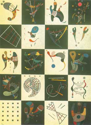 Vasilii Kandinsky, 4x5 equals 20 Fine Art Reproduction Oil Painting